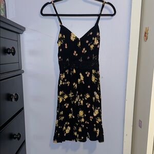 Floral Spaghetti Strap Dress